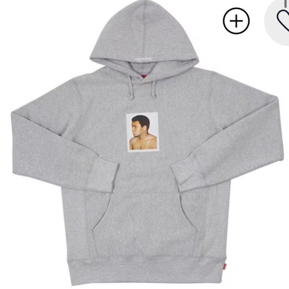 RARE AUTHENTIC MINT SUPREME MUHAMMAD ALI HOODIE SIZE SMALL